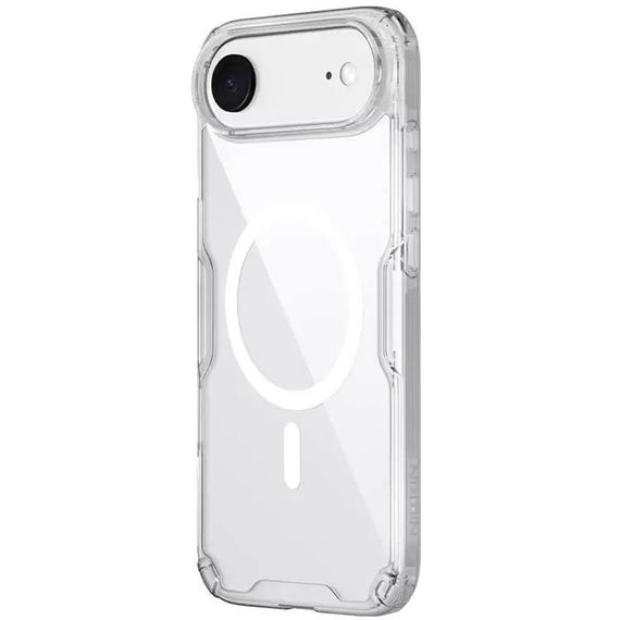 TPU чохол Nillkin Nature Pro Magnetic для Apple iPhone 17 Air (6.5") Безбарвний (прозорий) | Зображення 3