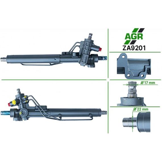 Рулевая рейка с ГУР новая ZAZ Forza AF6854 (2010 - 2024)