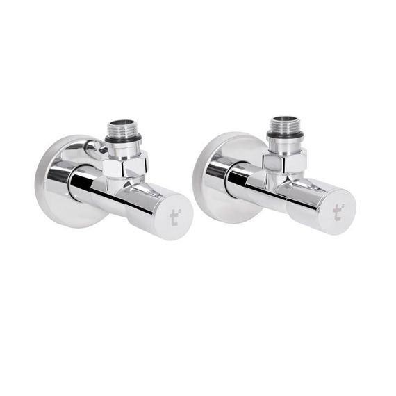 Комплект кранів Thermo Alliance Standart 1/2" НР для сушарки для рушників кутовий SF395W15 | Зображення 2