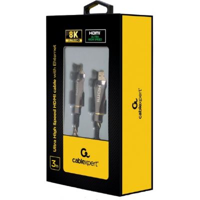 Кабель мультимедийный HDMI M to HDMI M 3.0m V2.1 Premium Cablexpert (CCBP-HDMI8K-3M) | Зображення 1