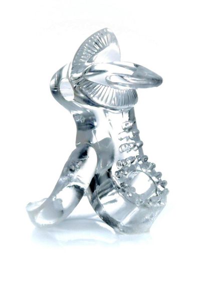 Ерекційне кільце - Tongue Vibro CockRing Clear Sex Aura | Зображення 6