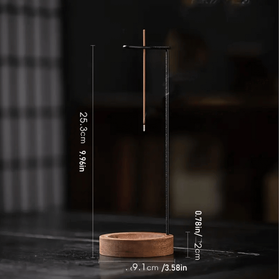 Підставка для пахощів дерев'яна з тримачем No brand 7973512910 | Зображення 1