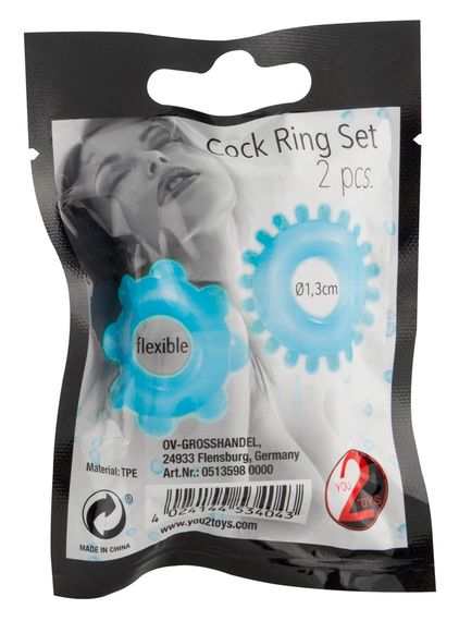 Ерекційні кільця - Cock Ring Set, 2 шт. | Зображення 6