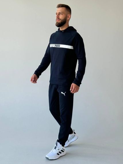 Костюм з худі Puma темно-синій | Зображення 5