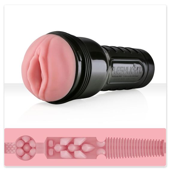 Мастурбатор-вагіна Fleshlight Pink Lady Destroya Нова текстура Sex Aura | Зображення 1