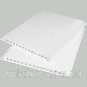 Бесшовная лаковая панель пластиковая РИФ (белый) 250*7*3000/6000мм 250х6000мм