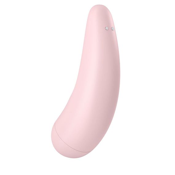Вакуумний кліторальний стимулятор Satisfyer Curvy 2+ з Air Pulse, 11 режимів вібрації, Рожевий | Зображення 2
