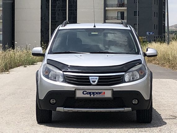 Дефлектор капоту (EuroCap) для Dacia Sandero 2007-2013 рр | Зображення 1