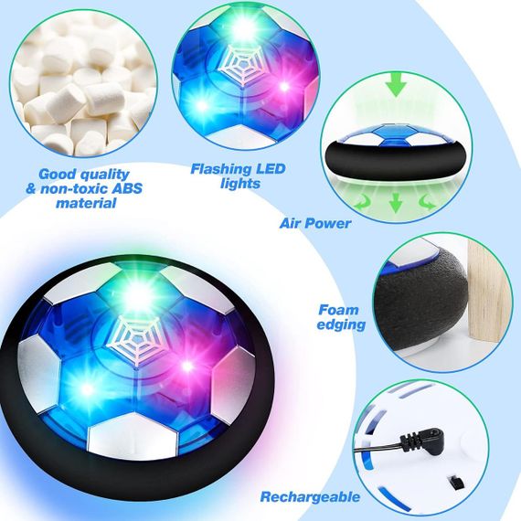 Дитячий футбольний набір Lenbest Kids – повітряний м’яч із воротами, картками та свистком | Зображення 1