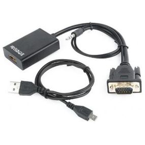 Перехідник VGA to HDMI Cablexpert (A-VGA-HDMI-01) (A-VGA-HDMI-01)