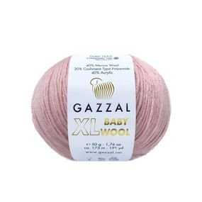 Gazzal BABY WOOL XL No 828 пряжа для в'язання Gazzal