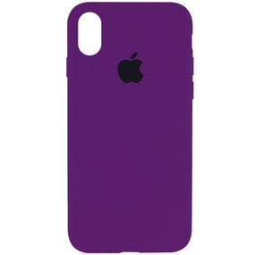 Чехол Silicone Case Full Protective (AA) для Apple iPhone XS Max (6.5") Фіолетовий/Ultra Violet