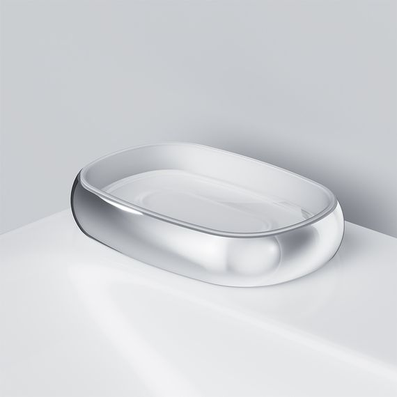 Стеклянная мыльница AM.PM Sensation настольная (A3031200) | Зображення 5