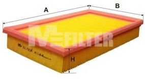 Фільтр повітряний OPEL (вир-во M-Filter) MFILTER K144 на OPEL KADETT D (31_-34_, 41_-44_)