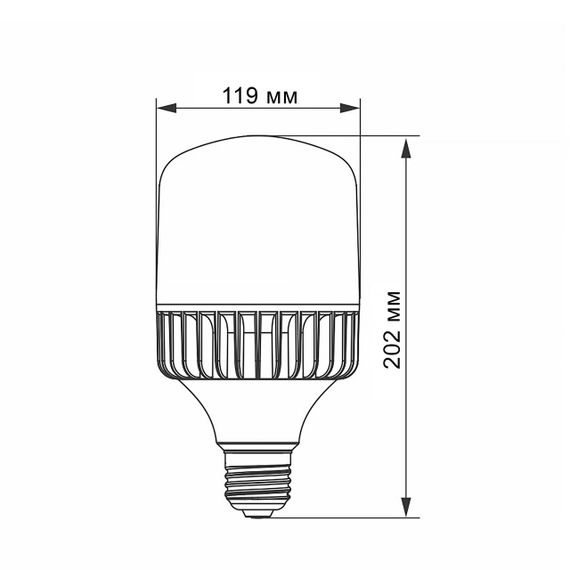Світлодіодна лампа VIDEX A118 50W E27 5000K | Зображення 2