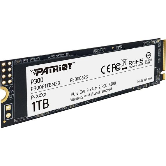 Накопичувач SSD M.2 2280 1TB Patriot (P300P1TBM28) | Зображення 1