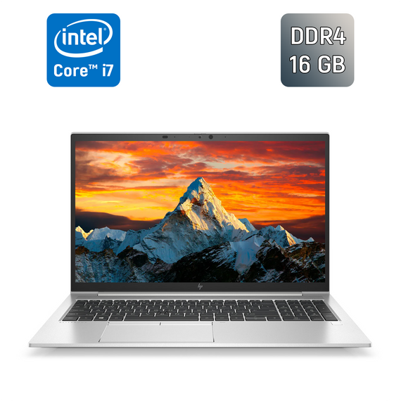 Ультрабук Б-класс HP EliteBook 850 G8 / 15.6" (1920x1080) IPS / Intel Core i7-1185G7 (4 (8) ядра по 3.0 - 4.8 GHz) / 16 GB DDR4 / 512 GB SSD / Intel Iris Xe Graphics / WebCam / TouchID / Windows 11 б/у