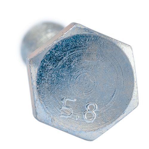 Болт з шестигранною головкою, DIN 933, 5.8, цинк білий M16x160 уп 20 шт snapt | Зображення 1