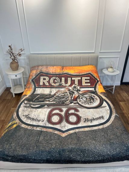 Плед 3D Route 66 10605 135х160 см