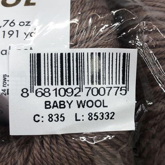 Пряжа Gazzal – Baby Wool колір 835 | Зображення 1