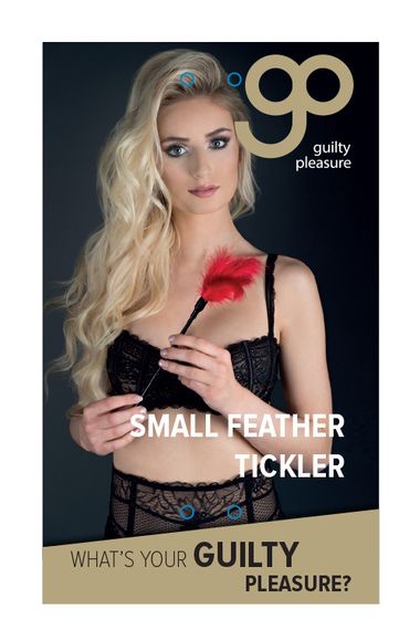 Стек з пір'ям GP SMALL FEATHER TICKLER RED Sex Aura | Зображення 1
