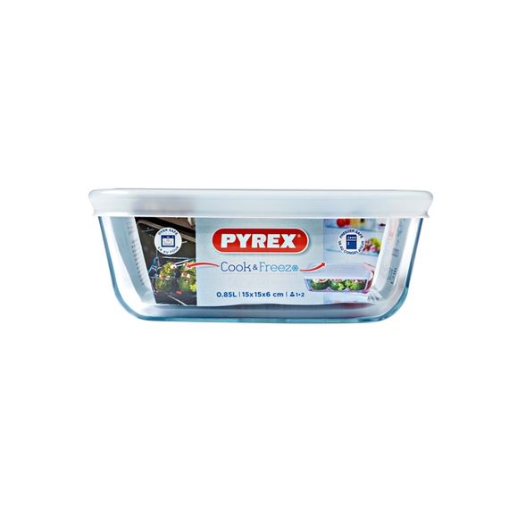 Форма з кришкою Pyrex Cook&Freez, 15х15 см | Зображення 1