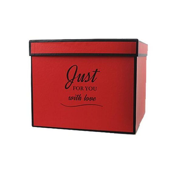 Подарункова коробка Just for you червона, S - 20х17х14, 5 см sexstyle