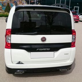 Накладка на задний бампер AMG (под покраску) для Fiat Fiorino/Qubo 2008-2024 гг