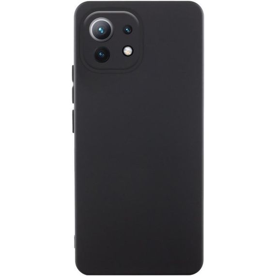 Чохол Silicone Cover Ummi Lakshmi Full Camera (AA) для Xiaomi Mi 11 Lite Чорний / Black