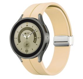 Ремешок Primolux Magnetic Silicone для часов Samsung Galaxy Watch 4/Watch 5/Watch 5 Pro - Official Pink M/L