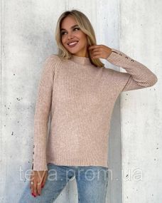 Свитер цвет бежевый размеры M, L FI_009282