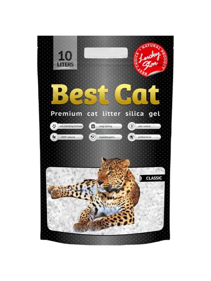 Силікагелевий наповнювач Best Cat White 10л/4