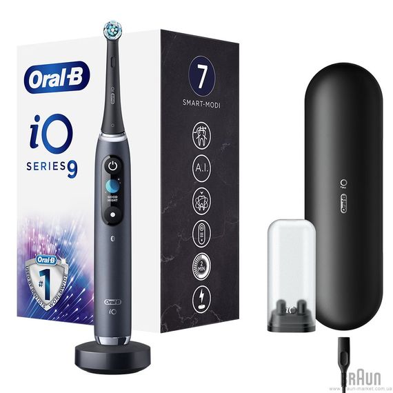 Електрична зубна щітка Oral-B iO Series 9N IOM9-1B2-2AD черна