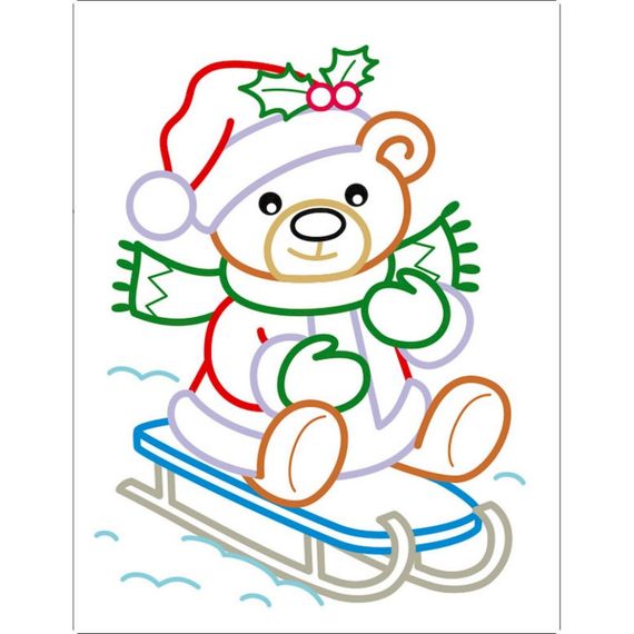 Детская книжка-раскраска "Сладкие праздники" 18713 с цветным контуром | Зображення 3