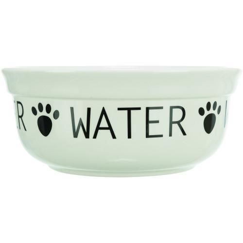 Миска Trixie Water керамічна для собак 0,25 d 13 см біло-чорна | Зображення 3