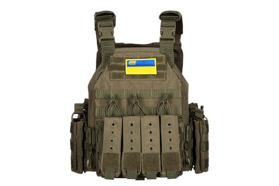 Плитоноска 2E Tactical , Тип 3, Combat, швидке скидання, зелена (2E-MILPLACARTYPE3-YC-OG) | Зображення 1