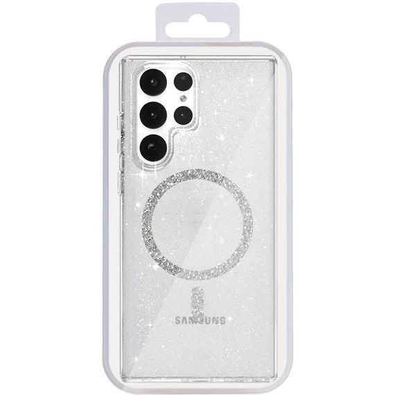 Чохол TPU Eclipse Sparkle (MagFit) для Samsung Galaxy S25 Ultra Transparent | Зображення 1