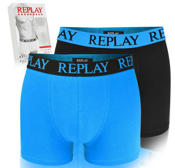Чоловічі анатомічні труси боксери Replay (2 шт) | Зображення 2