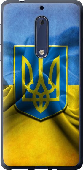 Чехол на Nokia 5 Флаг и герб Украины 1 "375u-804-17620"