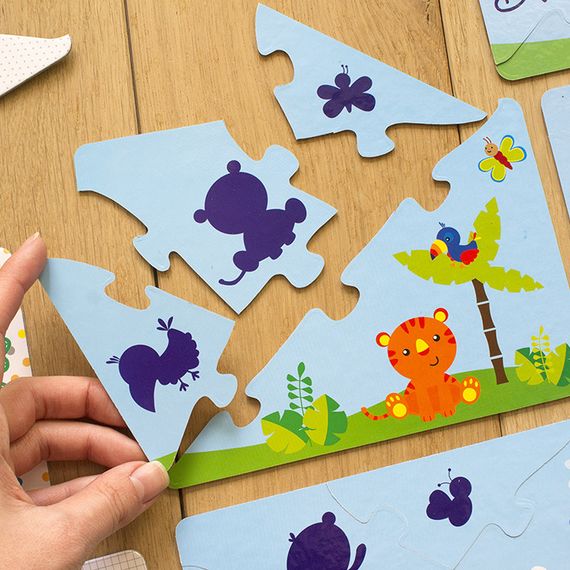 Детские учебные пазлы. Изучаем мир зверей 13203006 на укр. языке | Зображення 4