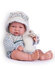 Испанская Кукла Реборн Antonio Juan Новорожденный Виниловый Пупс Мальчик Младенец с Игрушкой Антонио Хуан 42 см
