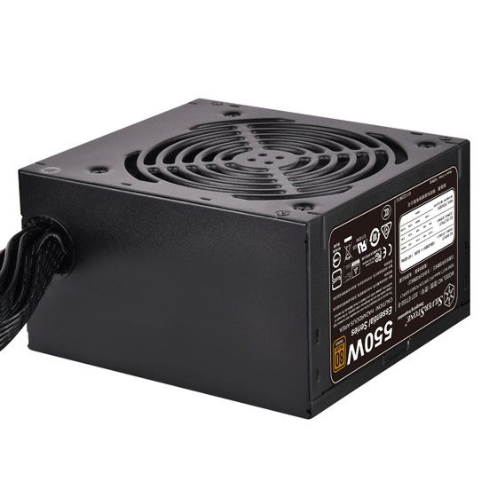 Блок питания SilverStone STRIDER ET550-B V1.2(550W),80+Bronze,aPFC,12см,24+8,6xSATA,4xPCIe,1xFDD,+3 (SST-ET550-B)