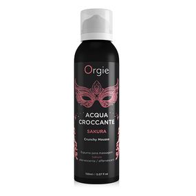 Шипуча зволожуюча пінка для масажу Acqua Crocante, 150 мл. аромат: сакура ORGIE (Бразилія-Португалія), Сакура