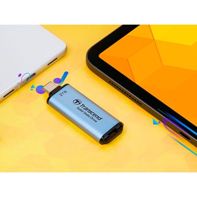 Накопитель SSD USB Type-C 1TB ESD300 Transcend (TS1TESD300C) | Зображення 9