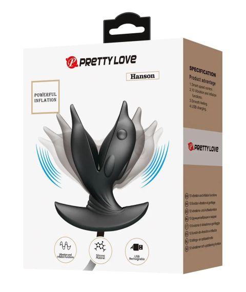 Анальна пробка що розкривається, з вібрацією Pretty Love - Hanson, BI-040161Q sexstyle | Зображення 9