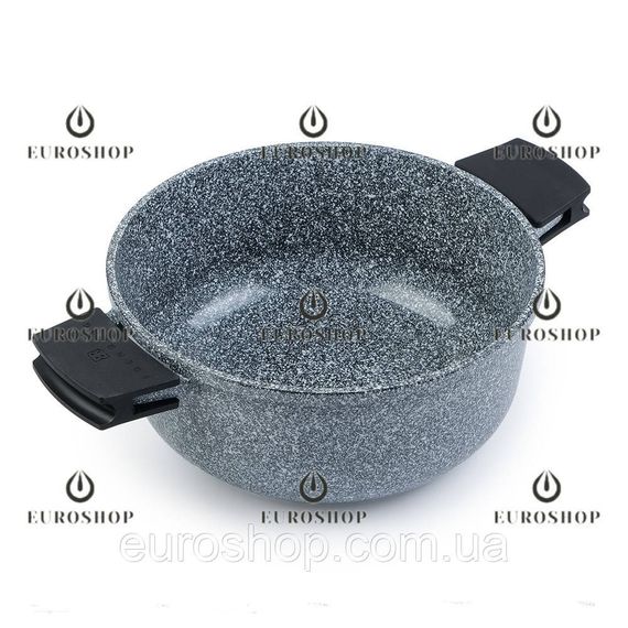 Казан каструля Edenberg EB-3977 3,3 л, 22 см, гранітне покриття, індукційне дно, кришка, казан круглий | Зображення 2