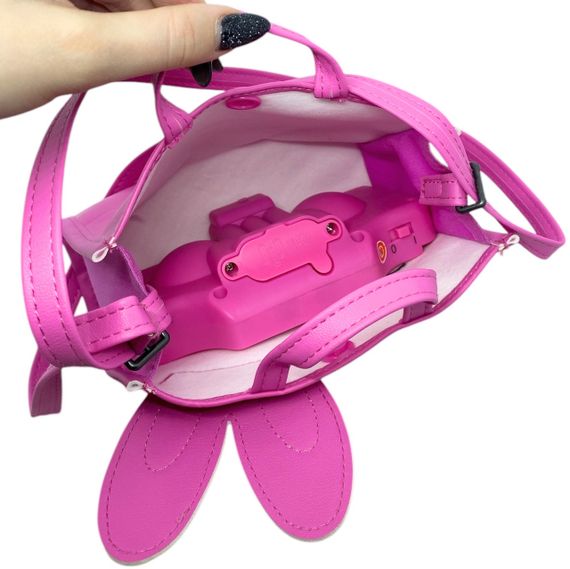 Сумочка Purse Pets зайчик Holly Hops кліпають очі видає звуки та мелодії рожева | Зображення 4