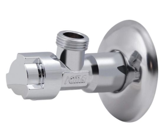 Кран приладовий буксовий Icma 1/2" х3/8" кутовий №519 (90519AC07)