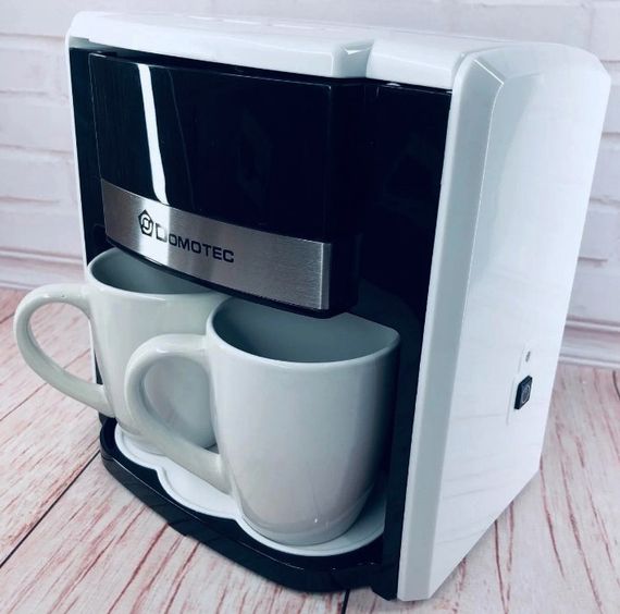 Крапельна кавоварка DOMOTEC MS-0705 500 Вт 2 чашки Біла | Зображення 3