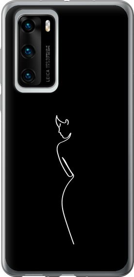 Чехол на Huawei P40 Силуэт1 "4590u-1840-17620"